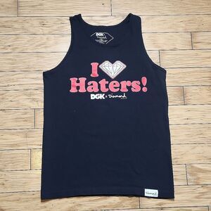 DGK X DIAMOND HATERS Black TANK TOP